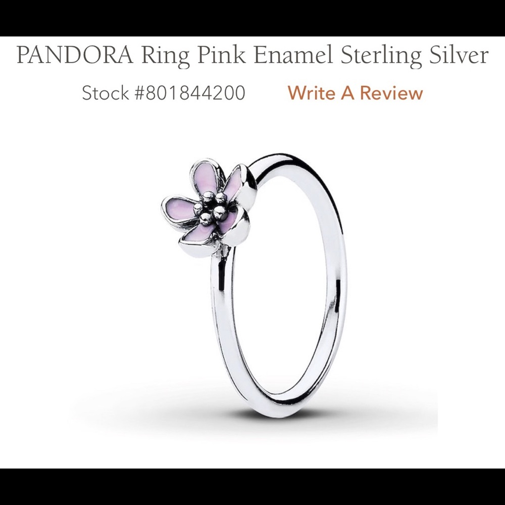 Pandora Cherry Blossom Ring Size 7